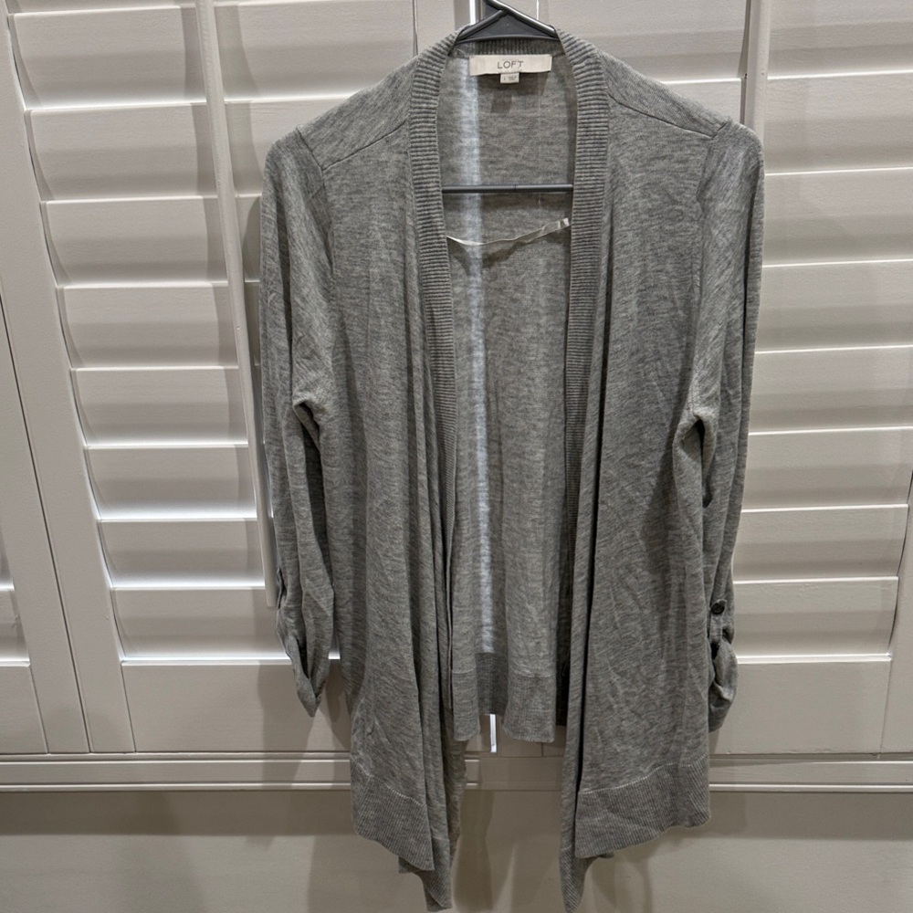 LOFT Light Gray Women's Cardigan